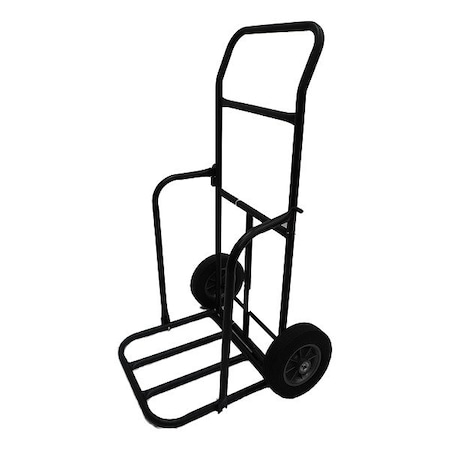 Cortina Safety Products Traffic Cone Cart, Black, Steel, 47 in H 03-500-CC