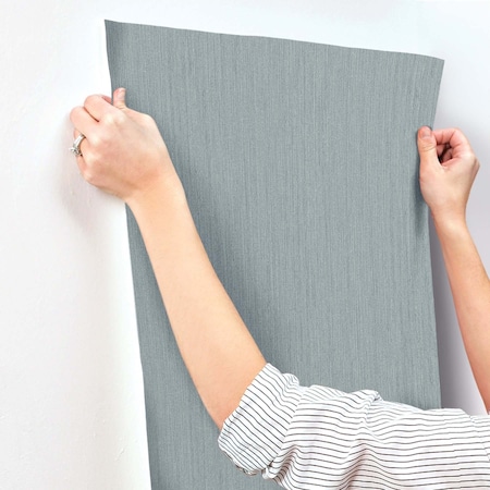 A-Street Prints Midolin Stal Light Blue Texture Wallpaper 4171-17216