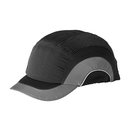 Jsp Baseball Style Bump Cap with HDPE Protective Liner and Adjustable Back, Short Brim 282-ABS150-12