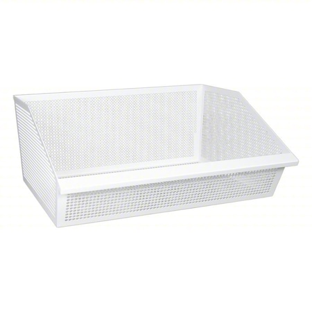 Diamond Storage Solutions Rail mount perforated steel basket DVS-27-11-23-R