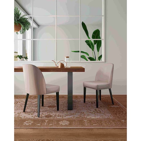 Manhattan Comfort Hillman Dining Chair in Light Grey, PK2 DC087-LG