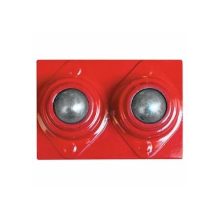 Best Welds Ball Transfer Head for V-Head Pipe Stands, Dual Ball, Carbon Steel, 1000 lb Cap 900-PS-BTH-2