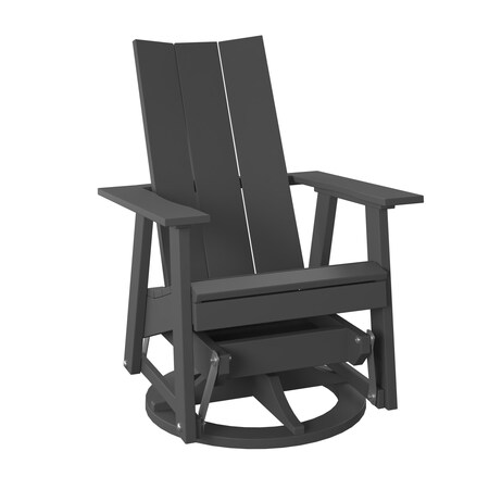 Polybird MODERN SWIVEL GLIDER     CHARCOAL POLYBIRD P69