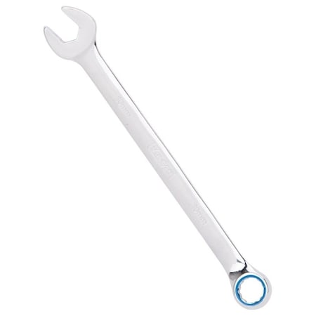 Vulcan Combination Wrench, Metric, 10 mm Head, Chrome Vanadium Steel, Silver, Round Handle MT6547913