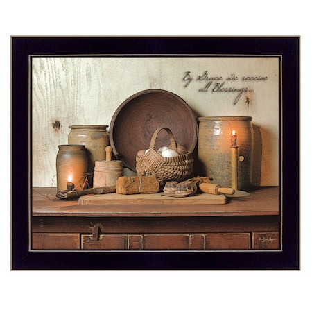 Homeroots By Grace 1 Black Framed Print Wall Art 415277