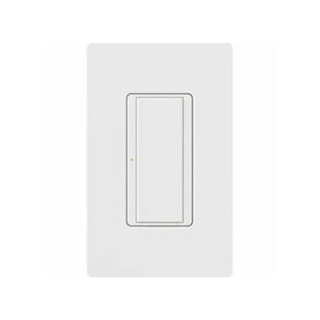 Lutron Wall Switch, 1-Pole, On/Off, White MA-AS-WH