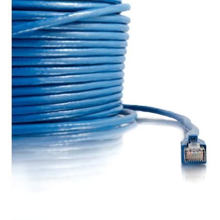 C2G 150FT 45.7M CAT6 SNAGLESS SOLID SHIELDED ETHERNET NETWORK PATCH CABLE - BL 43170