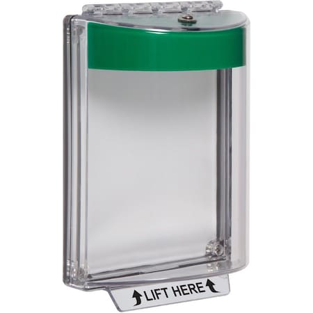 Safety Technology International Universal Stopper Cover, Polycarbonate, Flush Mount, 5 1/2 in W x 8 1/8 in H x 2 5/8 in D STI-13020NG