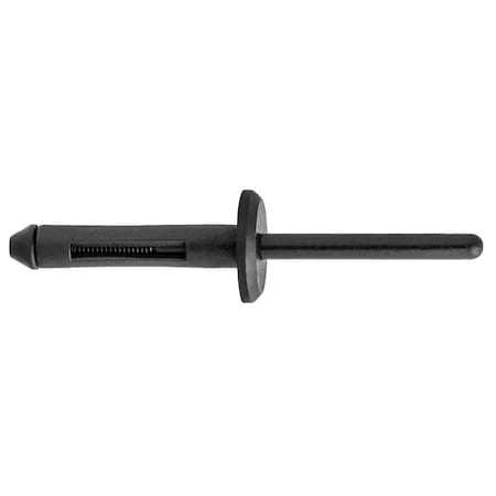 Auveco Nylon Rivet 13/64in Hole Diameter 2in Length, 25PK 13755