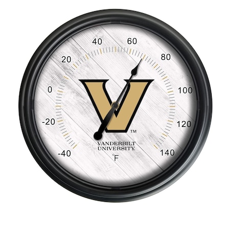 Holland Bar Stool Co Vanderbilt University Indoor/Outdoor LED Thermometer ODThrm14BK-08Vander