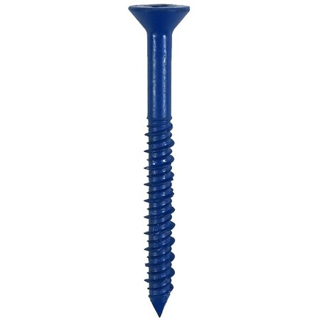 Cobra Anchors CobraTap Masonry Screw, 1/4" Dia., 2 3/4 in L, Ceramic Coating 633T