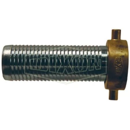 Dixon Super King Long Shank Coupling with Pin Lug Brass Nut, 1-1/4 in Nominal, Female NPSM End Style, 4-1 SD15
