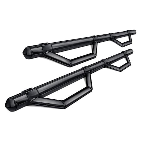 Dee Zee HEX Series Cab Length Silver Powder Coat Side Steps D37-DZ66301B