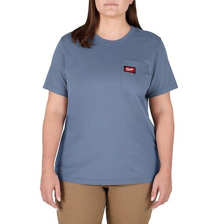 Milwaukee Tool Work Shirt, XS, Blue, Women's F451U-XS