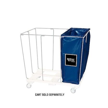 Royal Basket Trucks Drop-In Divider, 12 bu, Navy Blue G12-VVX-R3N