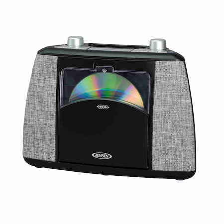 Jensen Portable Bluetooth CD Music System, Black CD-565A-BK