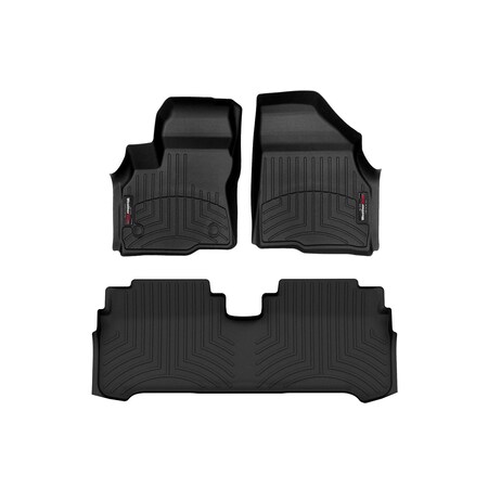 Weathertech Black, Front and Rear Floorliners 441170-1-3
