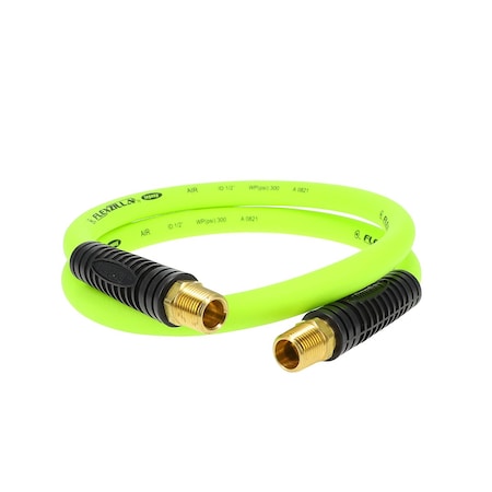 Flexzilla Whip Hose with Swivel, 1/2" x 4 (1/2" M HFZ1204YW4S