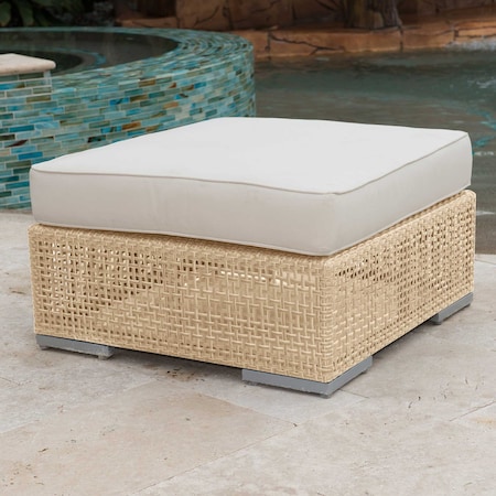 Panama Jack Outdoor Panama Jack Austin Ottoman PJO-3801-NAT-O