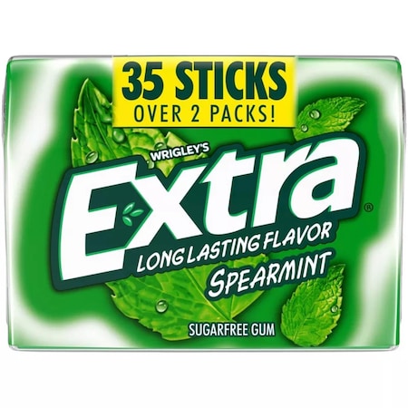 Extra Sugar Free Spearmint Chewing Gum 1 pk WMW27611
