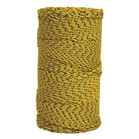 Kraft Tool Kraft Tool Super Tough Bonded Braided Nylon Line Yellow and Black - 685' RO685