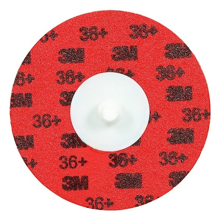 3M Quick-Change Disc, 36 Grit, 3 in, PK50 7100347343