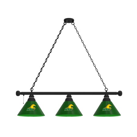 Holland Bar Stool Co Kentucky State University 3 Shade Billiard Light, Black Fixture BL3BKKYStUn