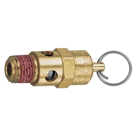 Complete Athlete 125 PSI 0.25 in. Male NPT Safety Valve CO1094036