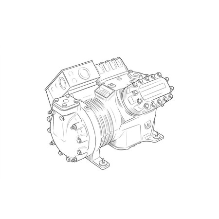 A-1 Compressor 208-230/460v3ph 20hp Comp 4DE3R18ME-TSK-R