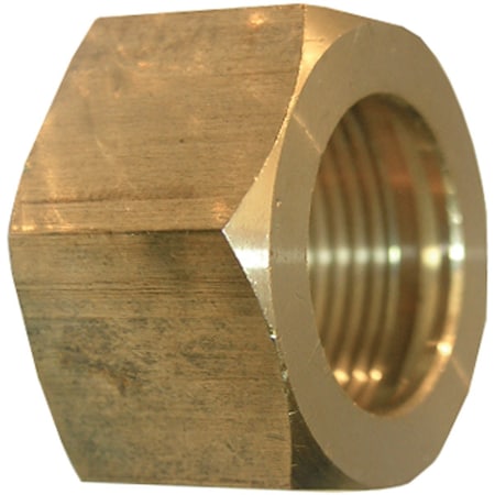 Westlake Pipe & Fittings 5/16'' Brass Compression Nut, 2PK 17-6121