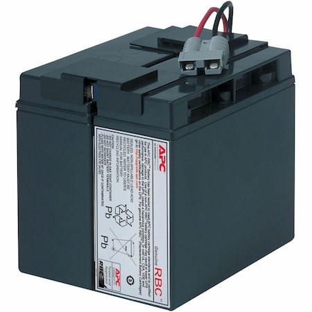 Apc UPS Battery, Mfr. No. SMT1500, 12V DC, 17 Ah, Detachable Cable RBC7
