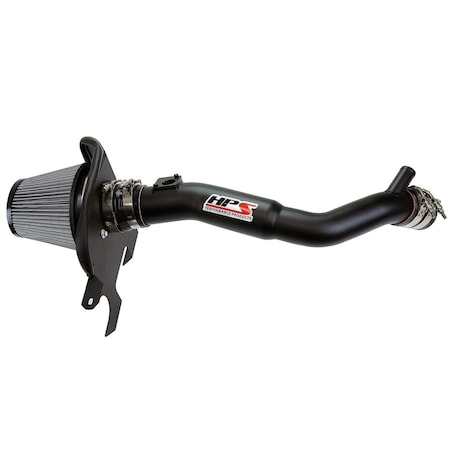 Hps Performance Air Intake Kit with Heat Shield, Black,  827-633WB