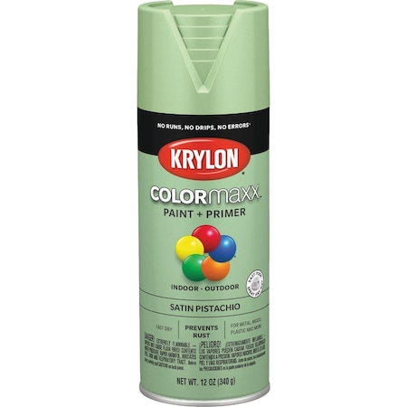 Krylon ColorMaxx 12 Oz. Satin Spray Paint Pistachio K05575007