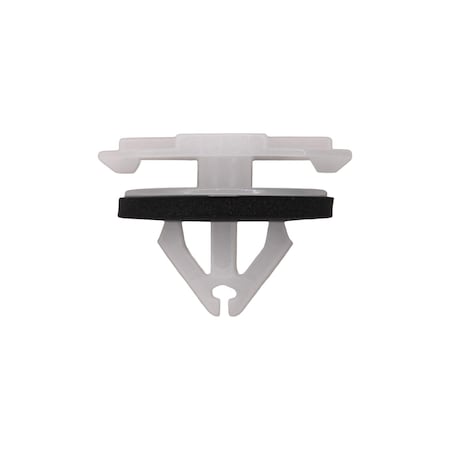 Auveco Liftgate/Spoiler Moulding Clip, White Nylon, 15PK 21666