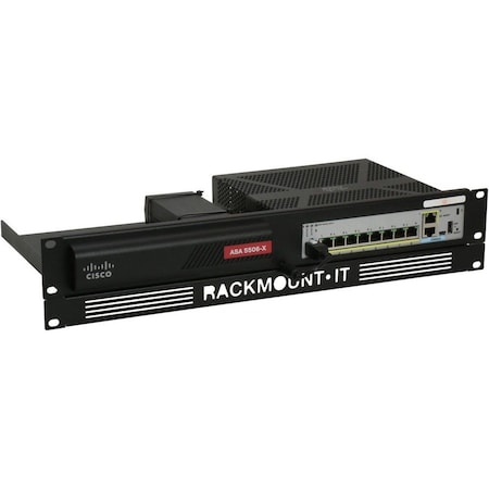 Rackmount.It Cisrack Rack Mount for Network Security & Firewall Device - Jet Black - TAA Compliant RM-CI-T8