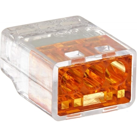 Black Lightning 3 Wire Push-In Connector, 100PK BL3279217