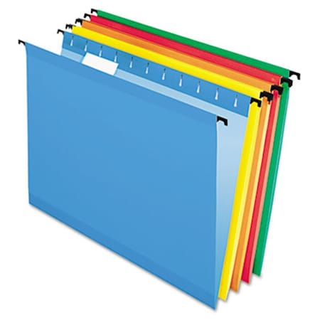 Pendaflex Surehook Hanging File Folders- Letter- Assorted- 20/Box 615215ASST