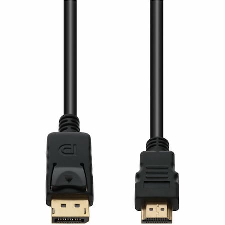 Add-On AddOn 6ft DisplayPort Male to HDMI Male Black Cable (Requires DP++) DISPORT2HDMIMM6F
