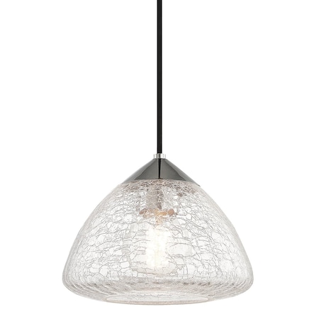 Mitzi Maya 1 Light Pendant 9 In. Polished Nickel H216701S-PN