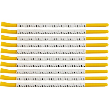 Brady ClipSleeve Wire Markers Size 18 Nylon 10 AWG - 8 AWG, L Pack of 300 Each, 300PK SCN18-L