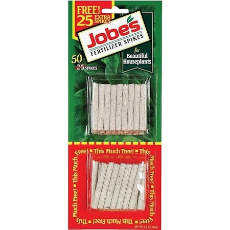 Jobes Fertilizer Blister Pack, Spike, 13-4-5 N-P-K Ratio 05031T