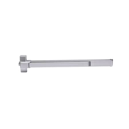 Global Door Controls EDTBAR Series Aluminum Grade 1 Commercial 36 in. Fire Rated Rim Touch Bar Exit Device TH1100EDTBARFAL