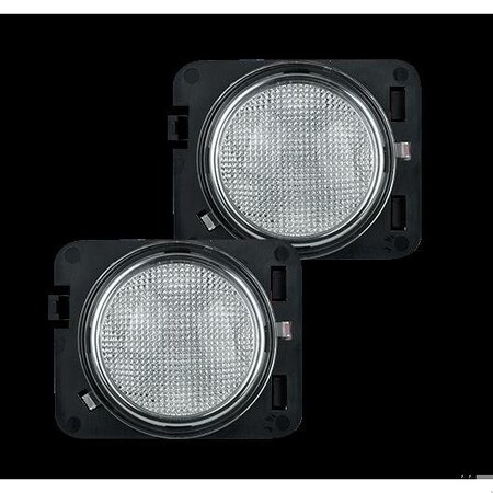Recon 99-16 F250/F350/F450/F550 AMB LENS W/CLR CAB ROOF LIGHT LENS W/AMB OLE 264135WHCL