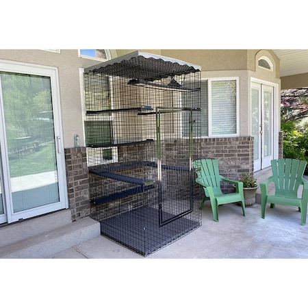 K9 Kennel Store 48in X 48in X 96in Outdoor Catio Enclosure 48X48X96-OCE