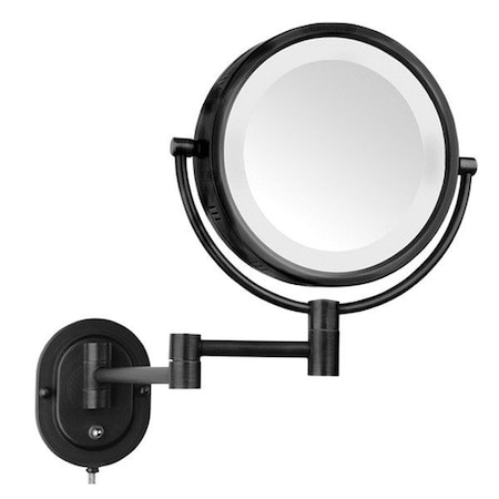 See All Industries Makeup Mirror, 13 in H, 11 in L, 3 in D HLBKSA895