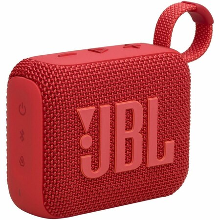 Jbl Portable Speaker with Bluetooth, built-in battery, waterproof and dustproof feature JBLGO4REDAM