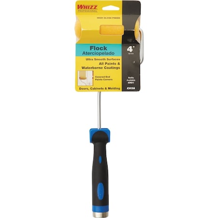 Whizz 4'' Flock Roller and 13'' Frame With Soft Touch Handle 34164