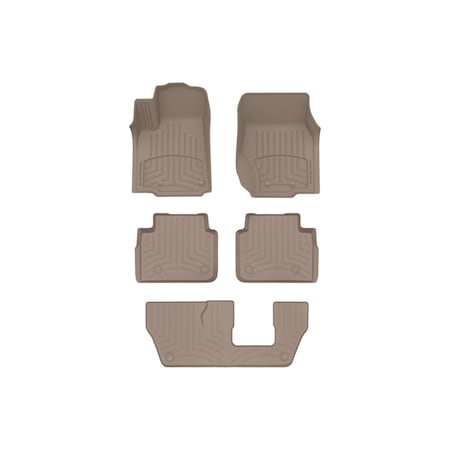 Weathertech Tan, Front and Rear and Rear FloorLiner HP 451696-1-2-4IM