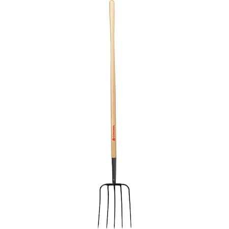 Corona Tools Manure Fork, 5 Tine, 54" Ash Wood Handle FK 72005