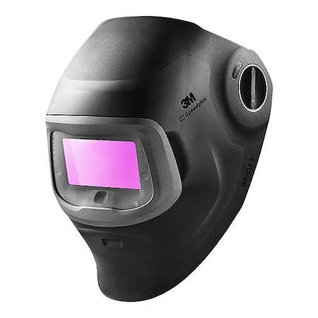 3M Welding Helmet, Black, Magenta Lens 09-0100-20